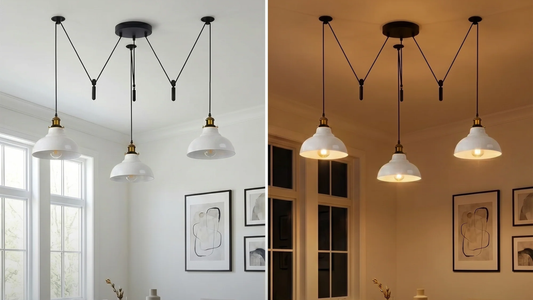 Combien de bras pour un lustre araignée selon la taille et la hauteur de votre pièce ?