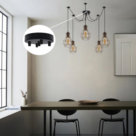 LEDSone Rosace de plafond pour éclairage suspendu 120mm ~1942