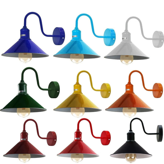 Abat-jour mural industriel vintage rétro abat-jour métal applique appliques murales ~ 4080