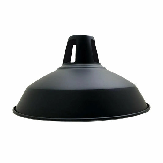 Abat-jour de Plafond Industriel Rétro – Design Vintage Incurvé 30cm ~1522