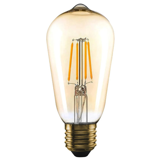 LED Filamentlampe E27 4W/6W/8W – Warmweiß & Energiesparend