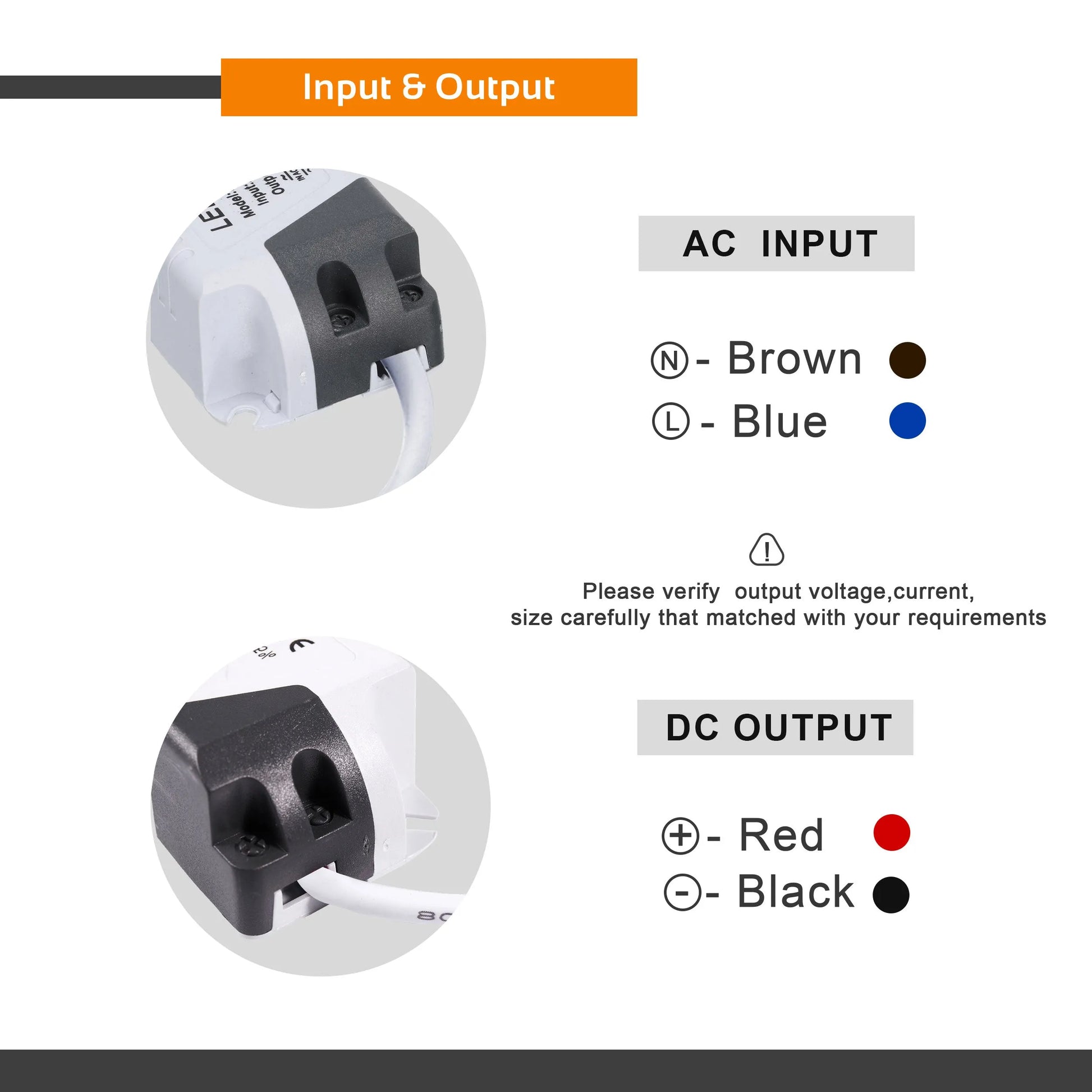 Transformeralimentation LED 12W 24V 85-265V Frances