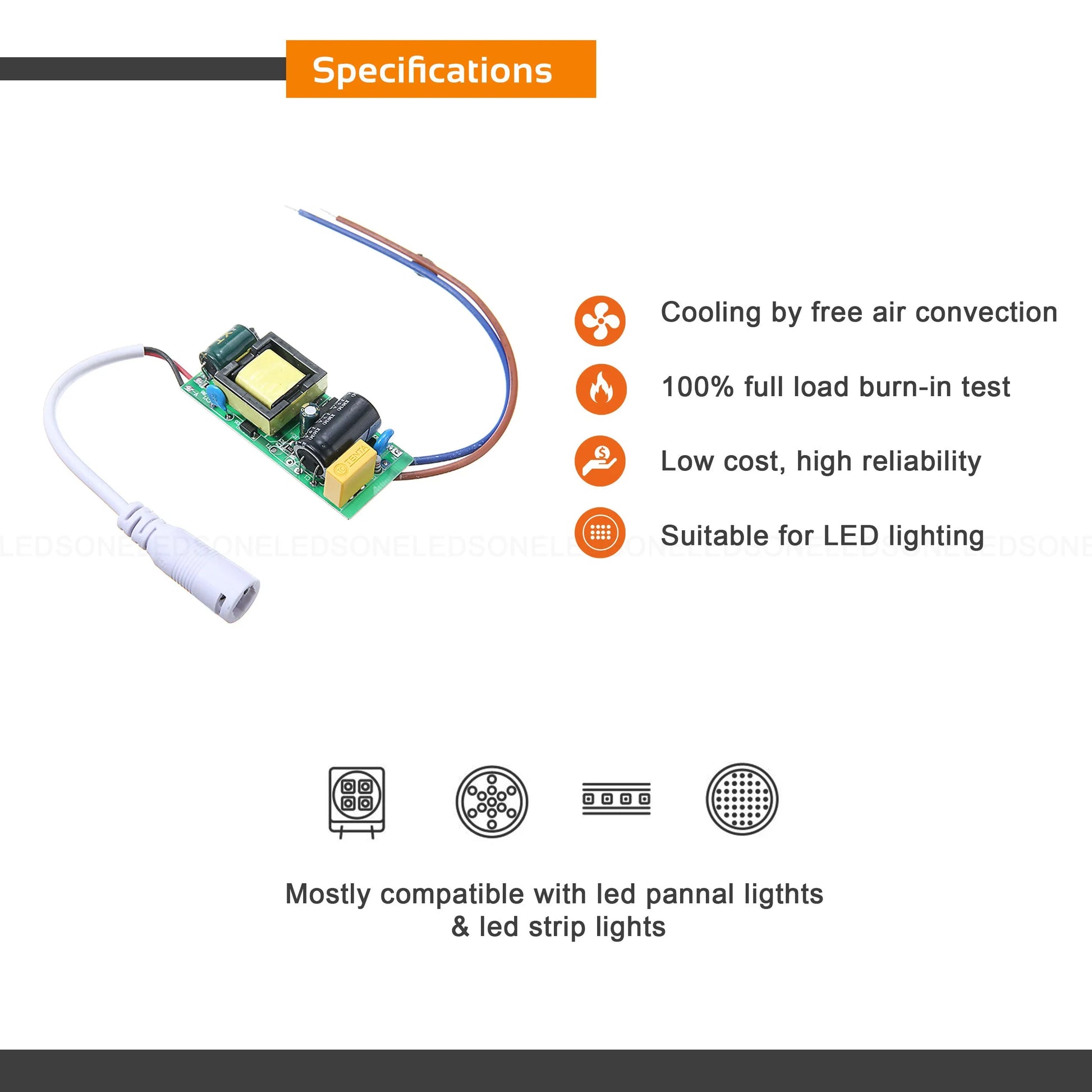 Transforalimentation LED 12W 24Vmers