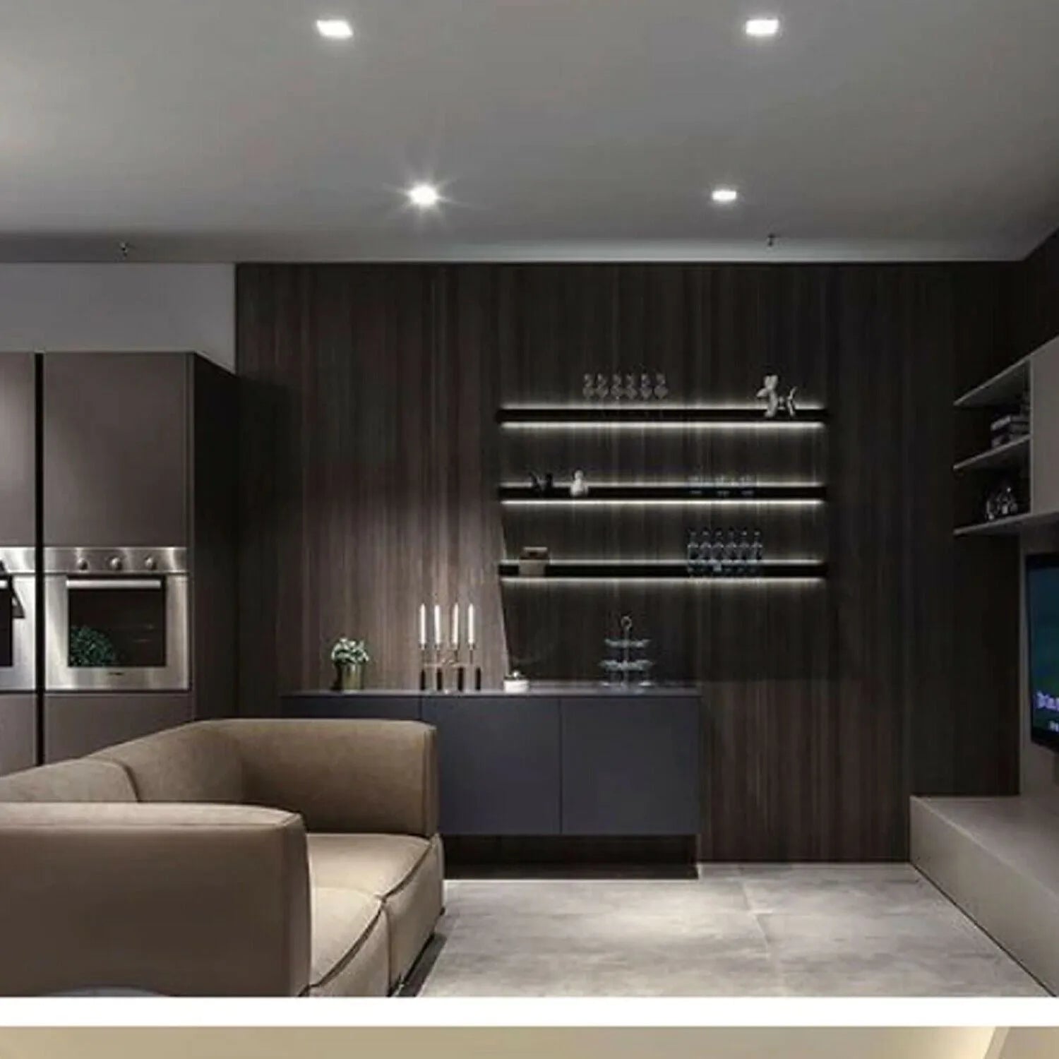 Plafonnier LED moderne et économique pour éclairage intérieur