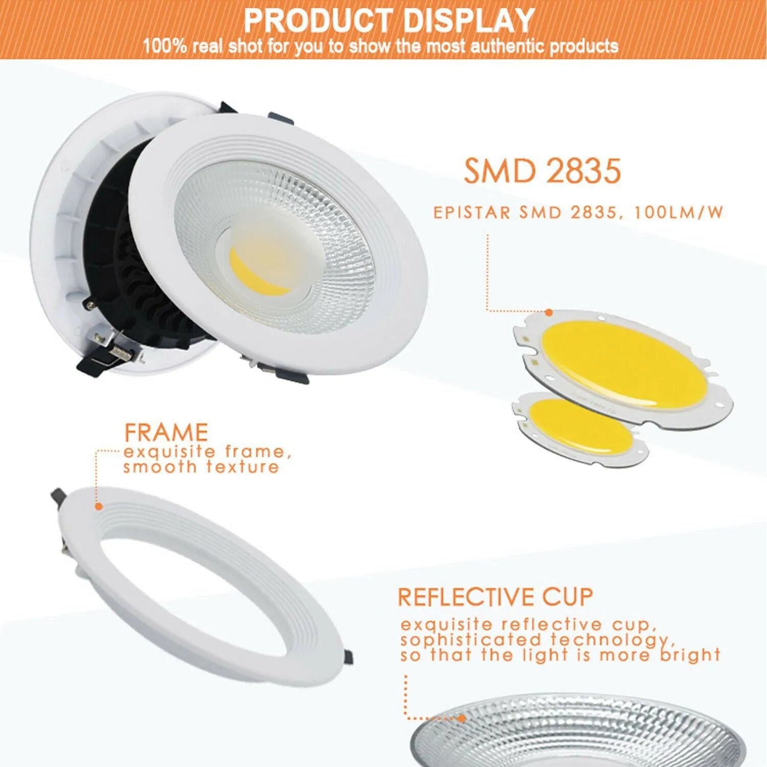 Plafonnier à LED design pour salon et bureau