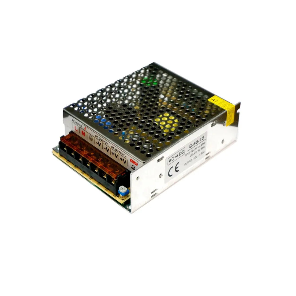 80w Alimentation 12V régulée IP20 haute performance