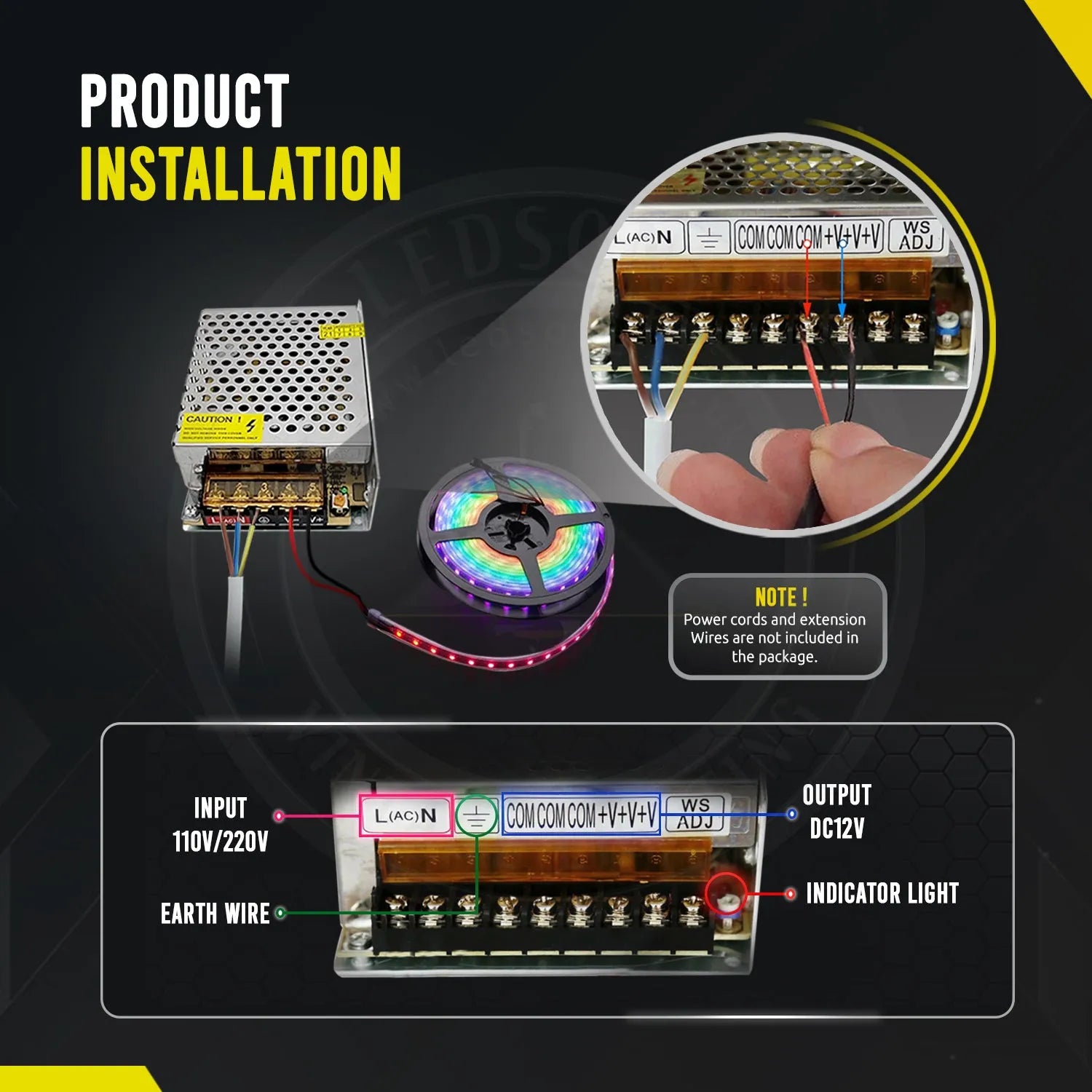Transfo 12V DC 12W à fiable et économique