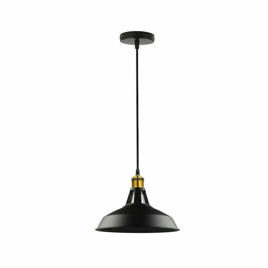 Lampe Suspension Vintage Lumière Suspendu Edison Loft Rétro Lustre Industriel Plafond E27 Bois Abat-Jour Restaurant Pendentif Luminaire pour Cuisine