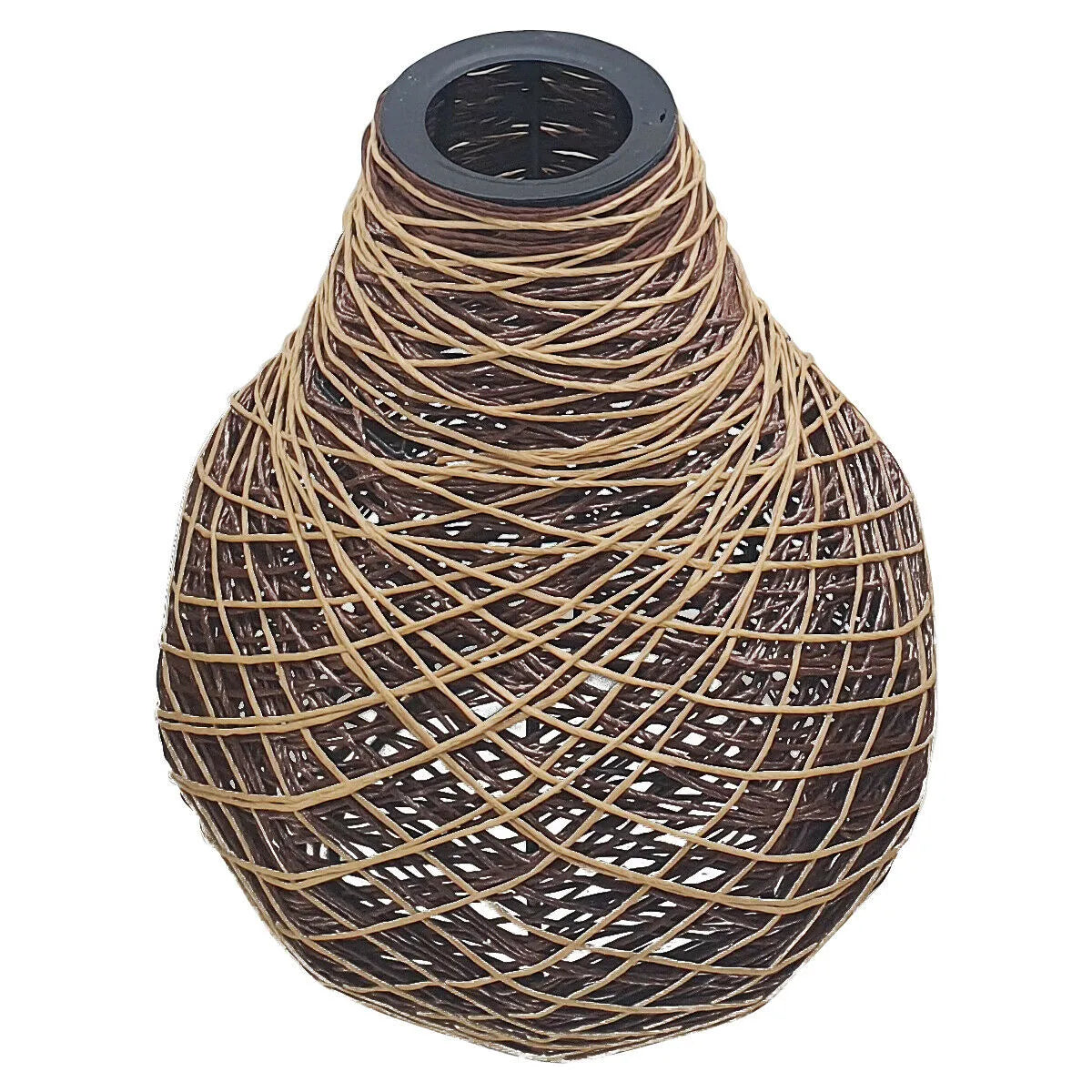 abat jour en rotin pour lampadaire