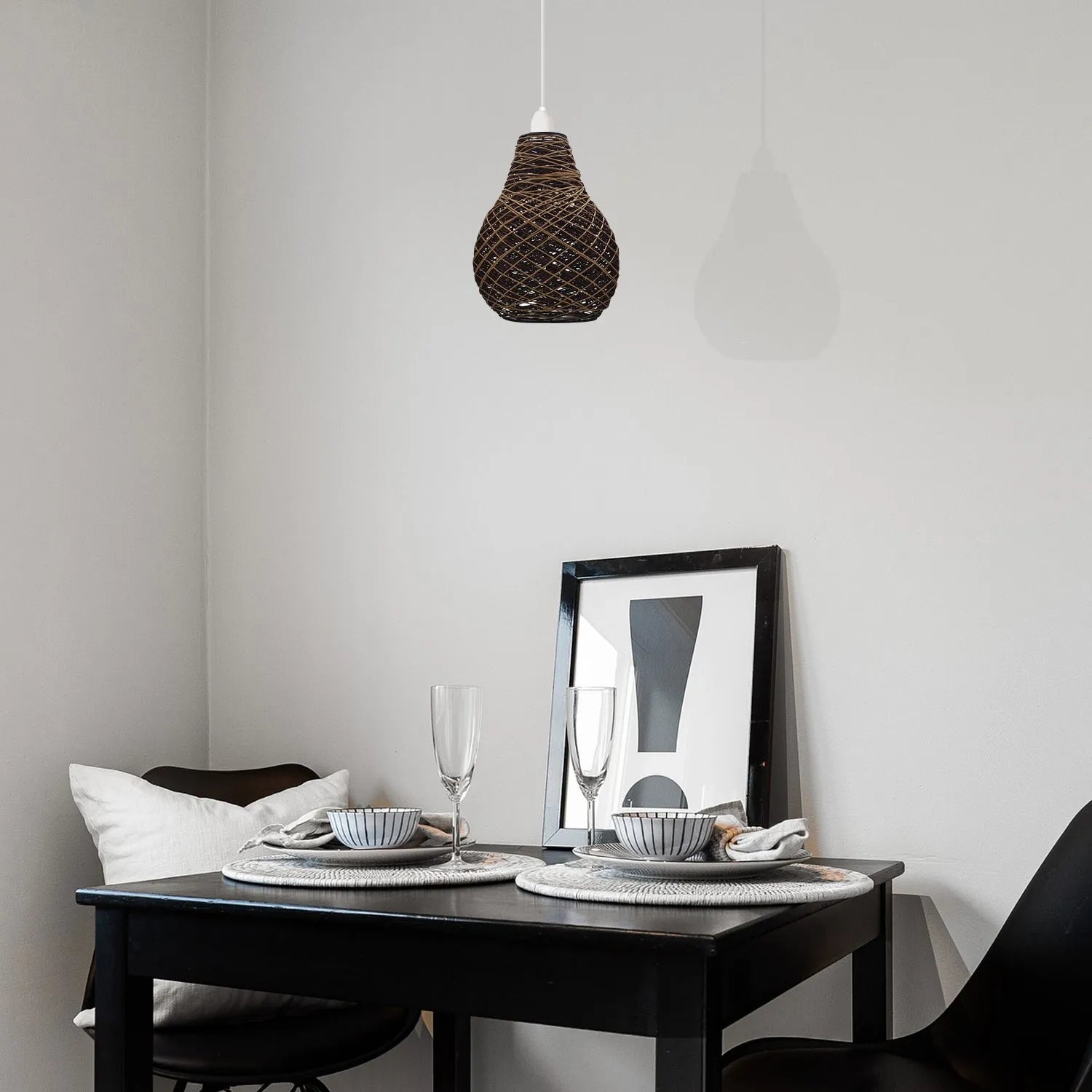 Best plafonnier en rotin abat-jour facile à installer from fr.pinterest.com