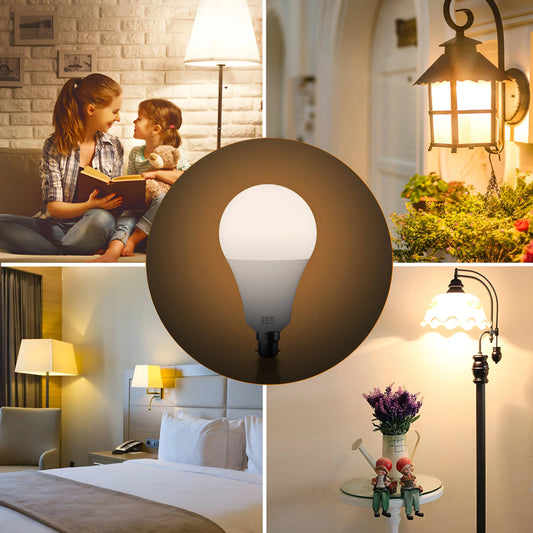 Ampoule LED GLS 7W Baïonnette A19 B22 Non Dimmable Blanc Chaud Ampoule 220V~1670