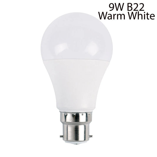 Ampoule LED GLS 9W B22 A60 lampe à économie d'énergie globe blanc chaud~1671