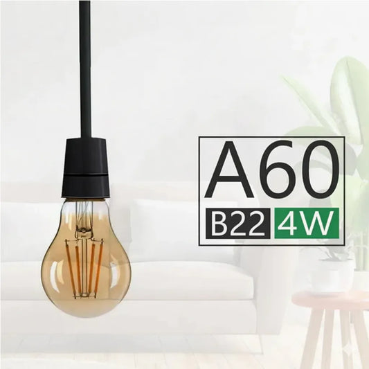 Ampoules à filament LED à économie d'énergie B22 A60 Blanc Chaud 2700K ~1711