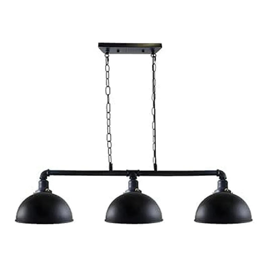 Suspension industrielle noire steampunk agunnaryd ~1918