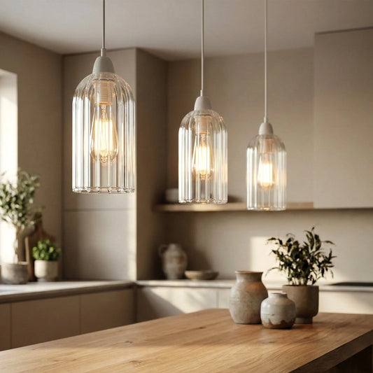 Abat-jour minimaliste grande cloche en verre facile à installer abat-jour de plafond ~1931