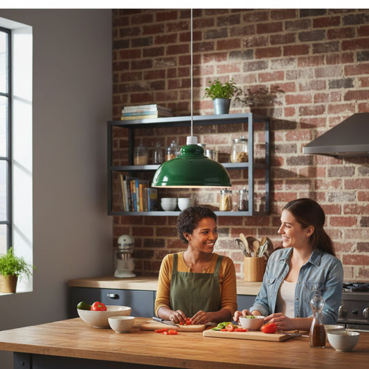 Abat jour pour plafonniers retro industriel métal vert 29 cm – Suspension vintage~1873