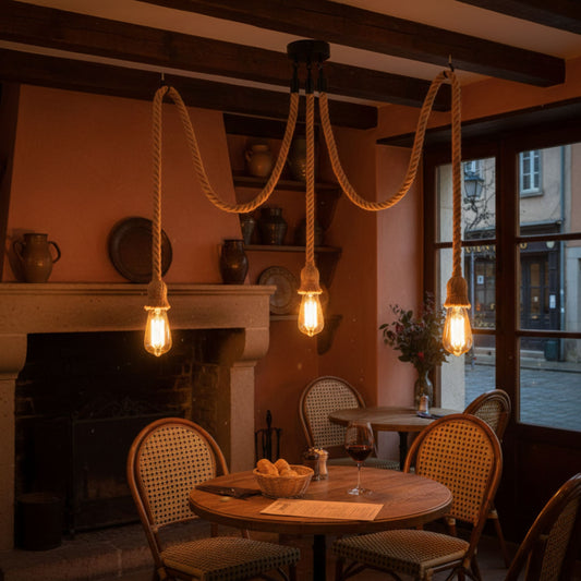 2m Octopus Suspension Corde D'araignée Luminaire E27 ~1507