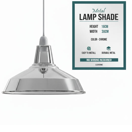 30cm Abat-jour De Métal Vintage Salon E27/ B22 ~1521