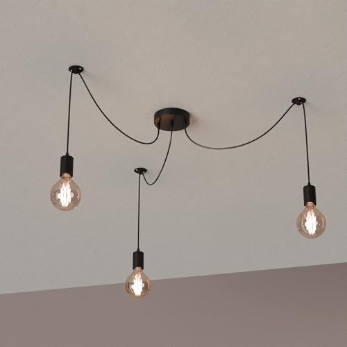 Lustre Industriel Araignée 3 Têtes
