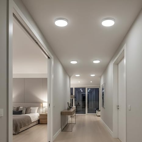 Plafonnier LED Panneau Down Light Rond Encastré Cuisine Salle de Bain Appliques Murales-1437