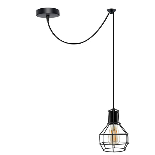 Lustre araignée 1-8 têtes à faire soi-même multi suspension plafonnier loft luminaire E27 ~1639