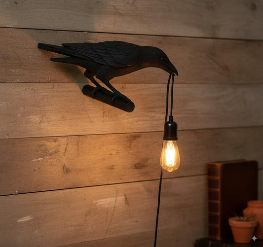 table in bird resin lamp led