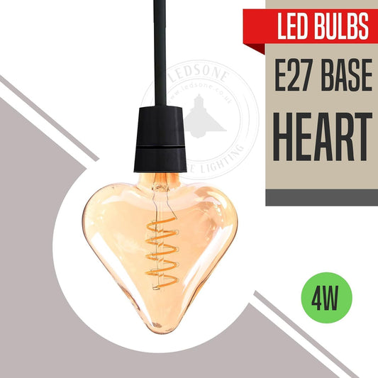 heart-shaped led