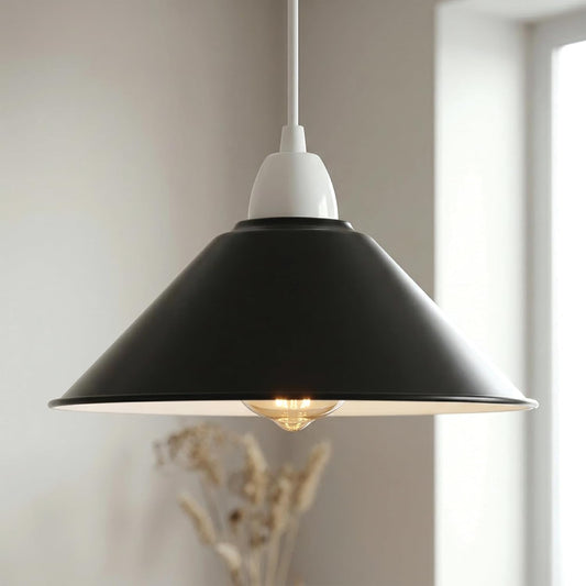 Abat-Jour Industriel en Cuivre - Suspension Vintage E27 pour Loft et Bar~1534