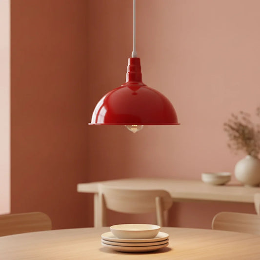 LEDSone Suspension Luminaire Industrielle en Métal - Hauteur Réglable E27 ~1822