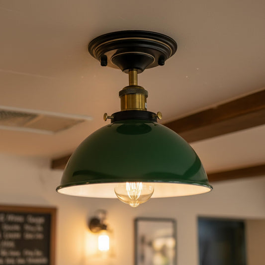 metal light fixture ceiling