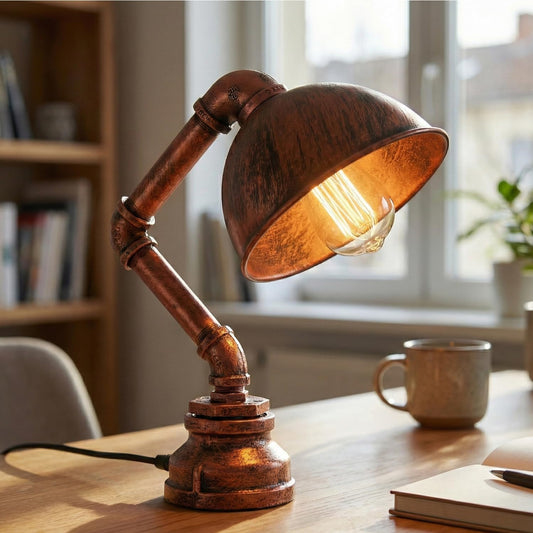 lamp with table steampunk