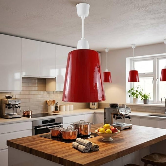 Abat jour cylindrique rétro vintage en métal ~1709