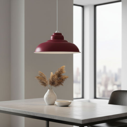 Abat-jour en métal pour plafond, lampe suspendue ~1500