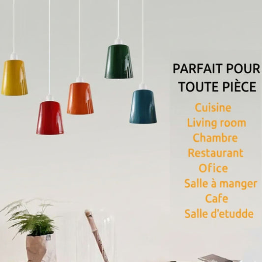 Abat-jour rétro vintage en métal ~1709