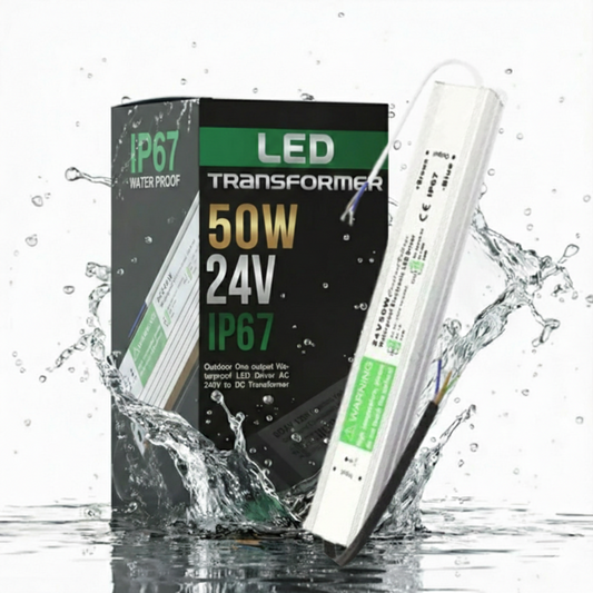 Transformateur d'alimentation à tension constante conducteur LED IP67 DC 24V 50W ~1867