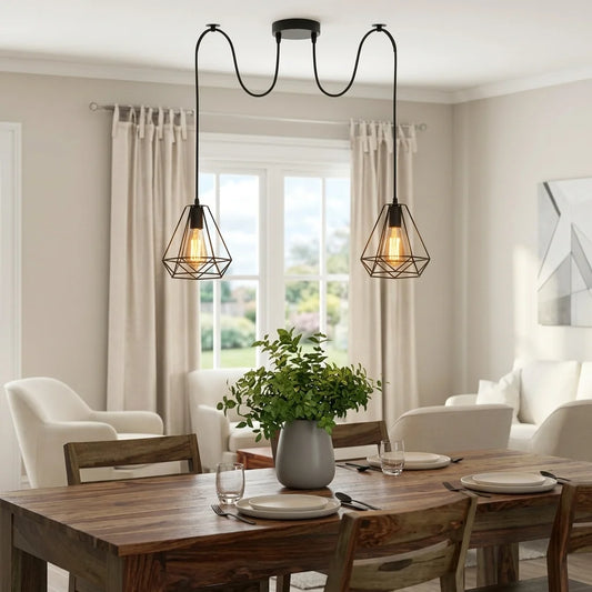 LEDSone Lustre Araignée Modulable 1 à 8 Lumières E27 ~1796