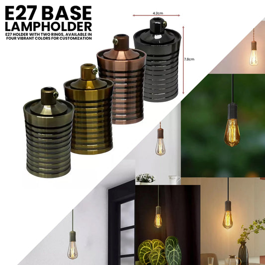 Lamp Porte-ampoule E27 finition cuivre