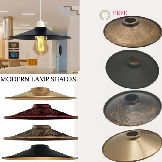 Abat-jour en métal pour lampe suspendue moderne ~1652