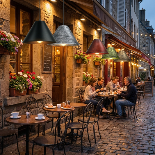 Suspension vintage en métal | Abat-jour rétro facile à installer ~1398