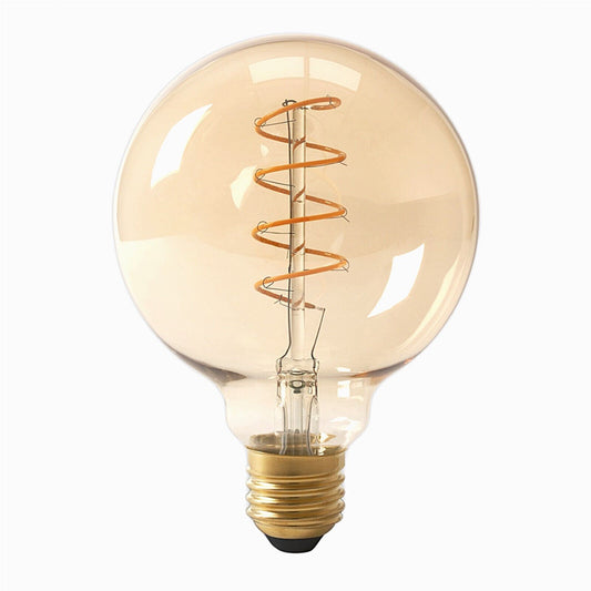 Ampoule globe vintage LED spirale filament G95 4W E27 déco Edison -4061