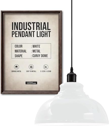 luminaire suspendu blanc pour salle à manger