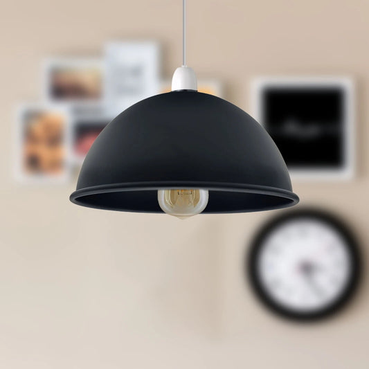 Vintage Abat Jour Plafonnier Abat Jour Easy Fit Pendentif Dôme ~1712