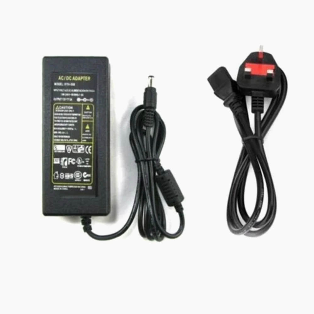 AC DC 12V 5A Power Adapter Charger Transformer for 3528/5050 LED