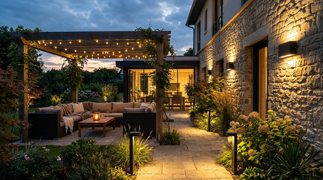 Éclairage extérieur : le guide complet pour illuminer votre jardin, terrasse et façade en 2026