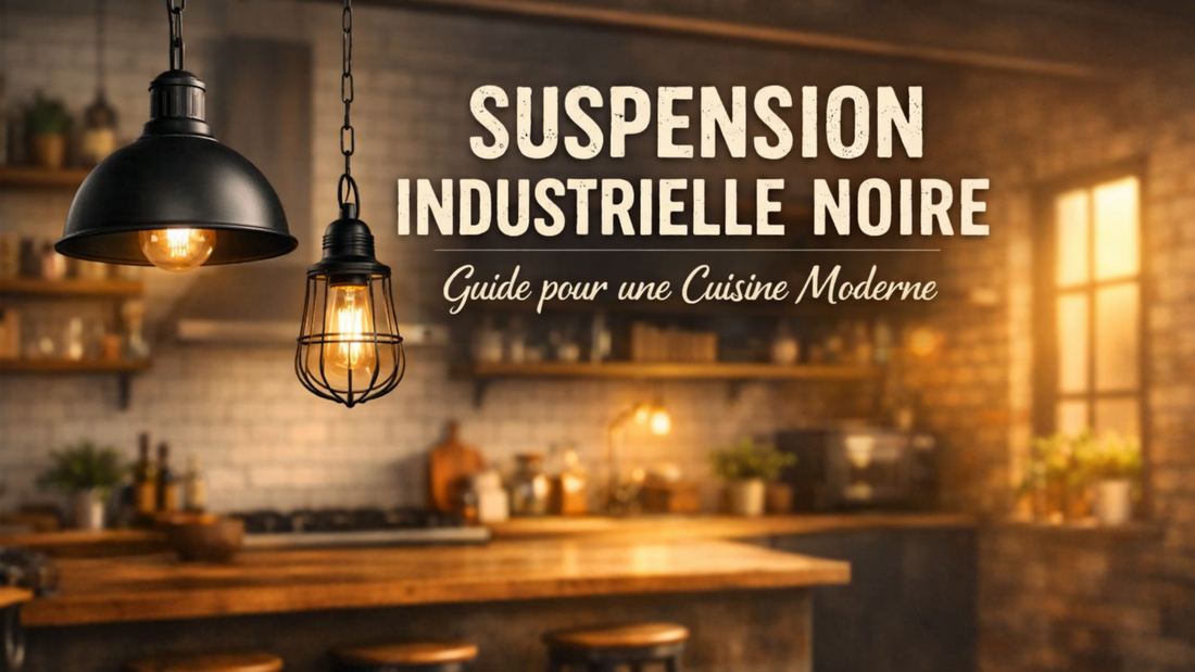 Comment bien choisir une suspension cuisine noire selon la taille et l’éclairage
