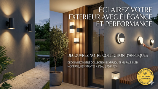 Applique Murale Extérieure LED : Les 9 Modèles Indispensables en 2026