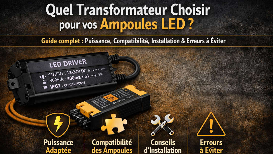 Quel transformateur choisir pour vos ampoules LED ?