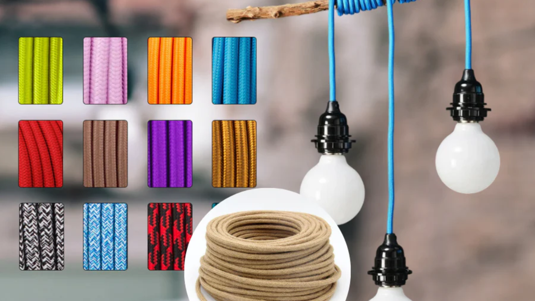 Comment choisir le bon câble pour votre luminaire ? Guide pour suspension, déco et style vintage