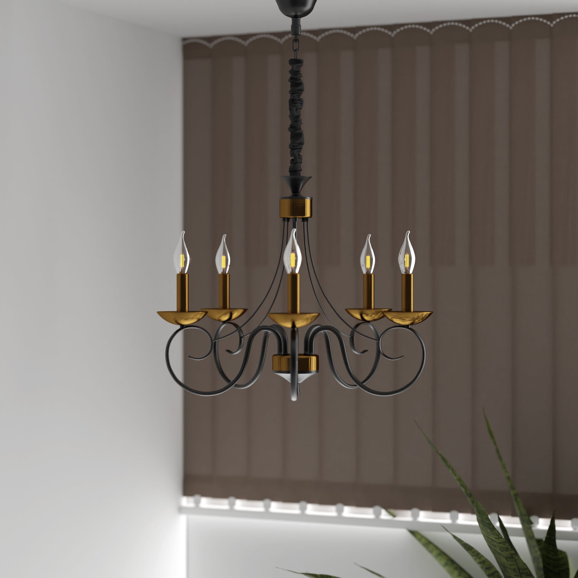 gold chandelier lighting