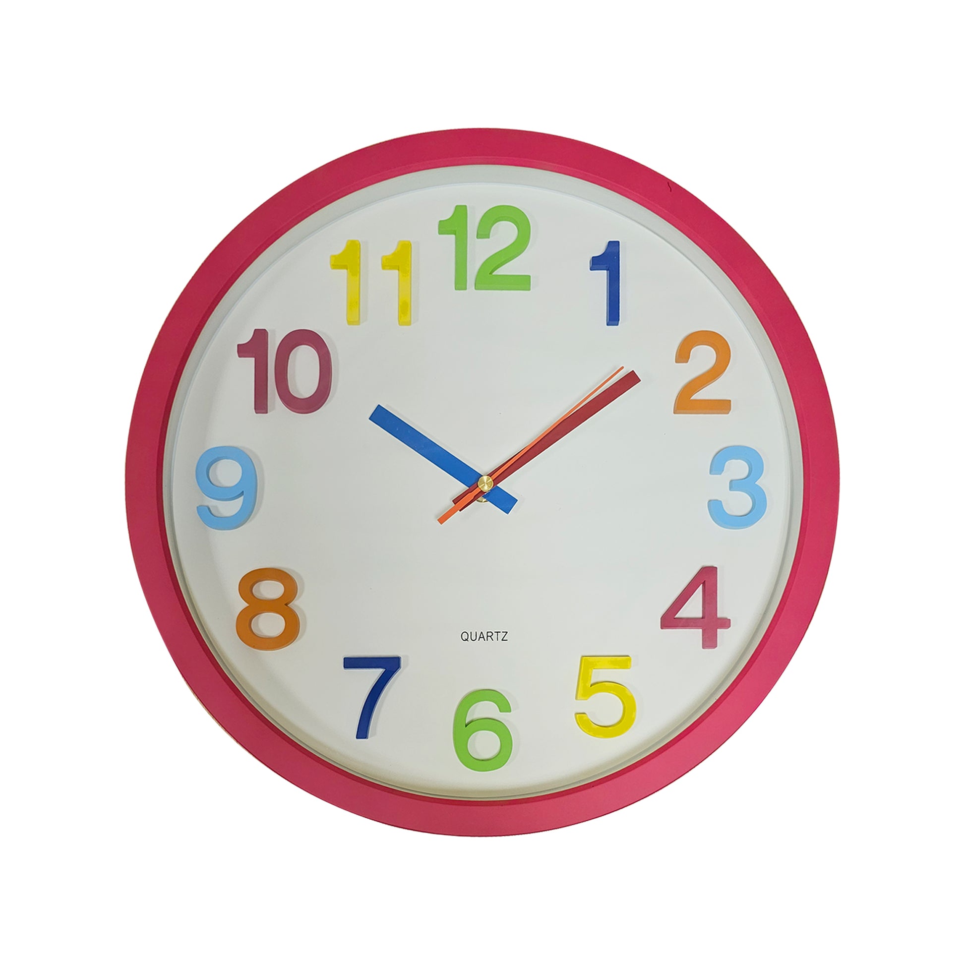 Colorful Kids Wall Clock| Silent Non-Ticking Quality Quartz